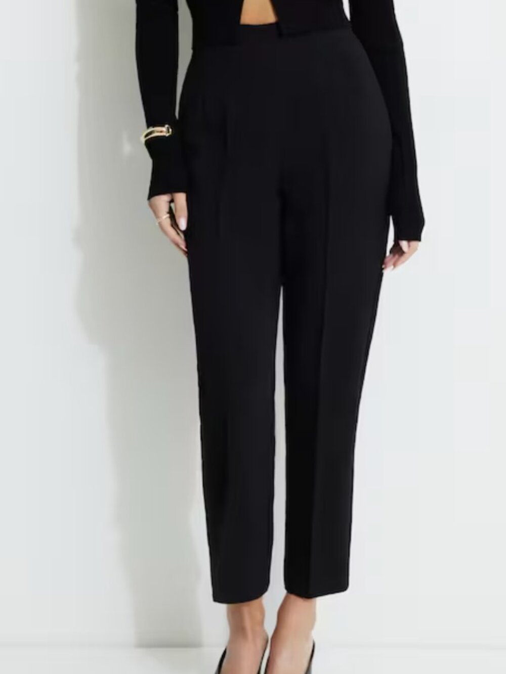 Dynamite Kendall Slim Side Zip Pants